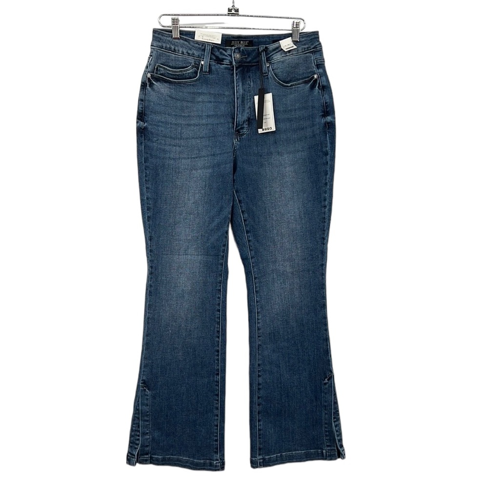 Judy Blue Jeans Womens 14W Slim Boot High Waist Medium Wash - GENTLY WORN